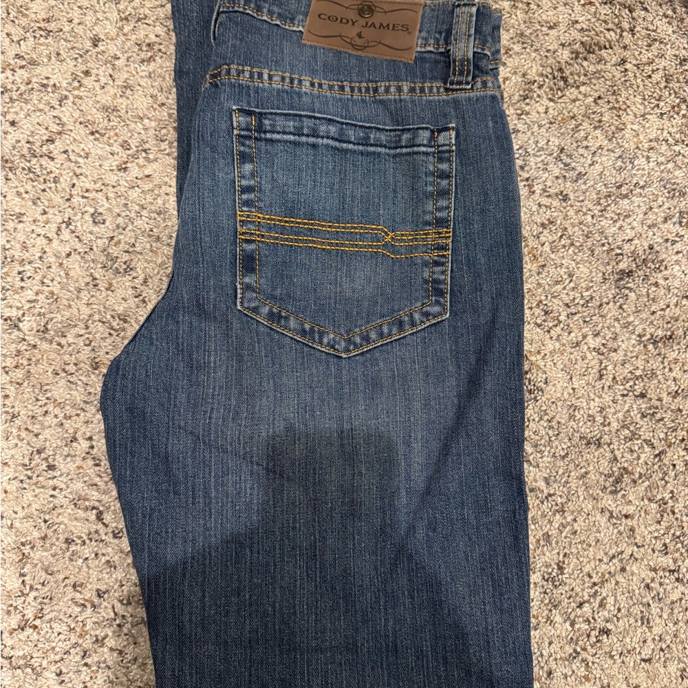 Cody James Men's Classic Bootcut Jeans - Dark Blue